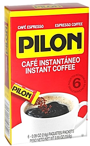 Pilon Instant Coffee  6 Packets  0.55 oz